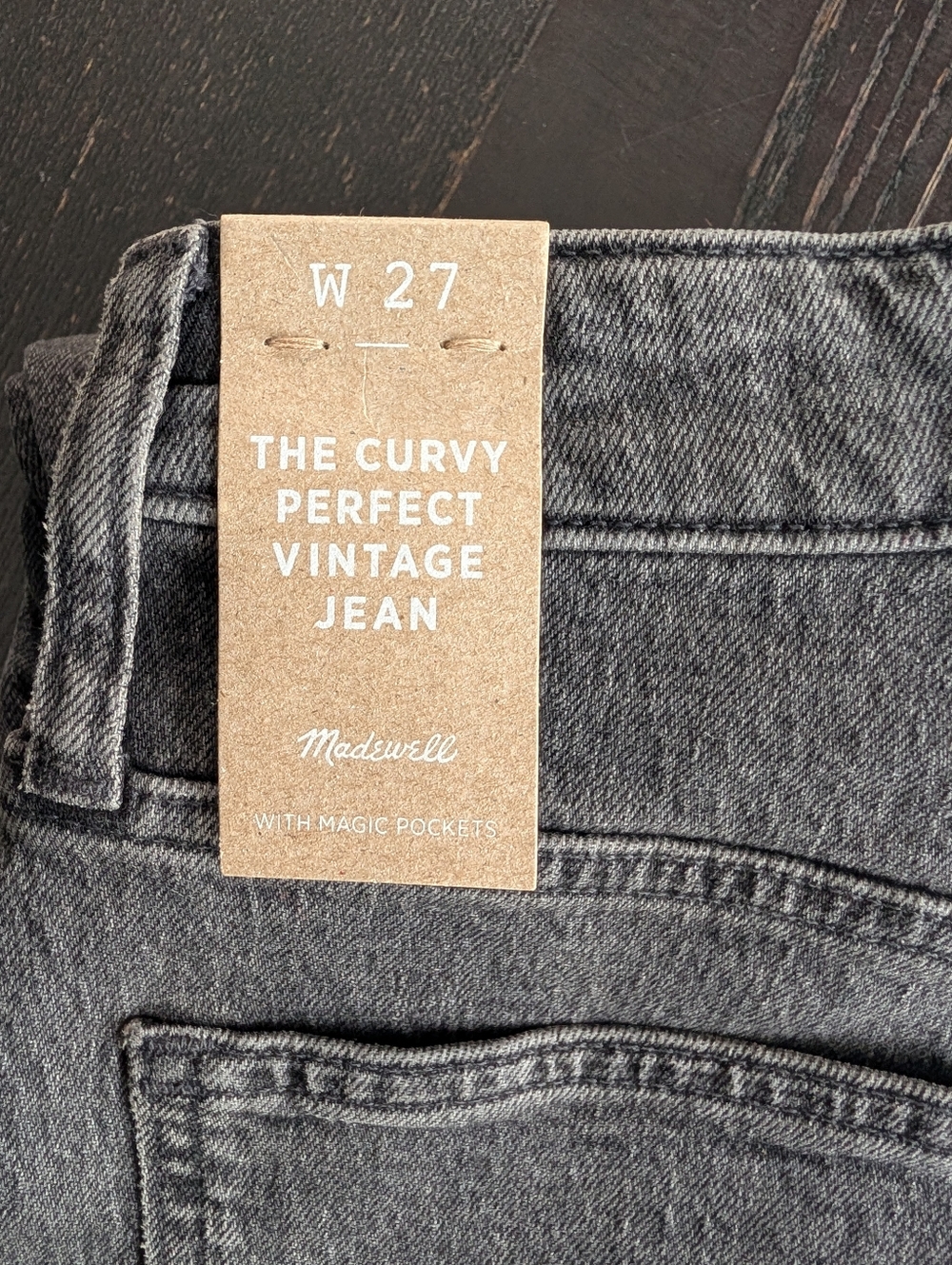Madewell Curvy Perfect Vintage Jean Size 27
